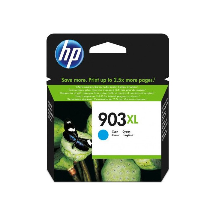 hp 903xl cartucho de tinta hp903xl cian (t6m03ae)