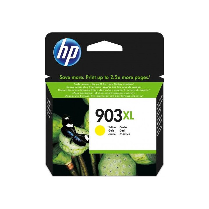 hp 903xl cartucho de tinta hp903xl amarillo (t6m11ae)