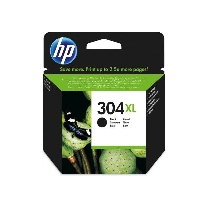 hp 304xl cartucho de tinta hp304xl negro (n9k08ae)