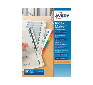 (obsoleto) ser avery a4 6p index maker s/per