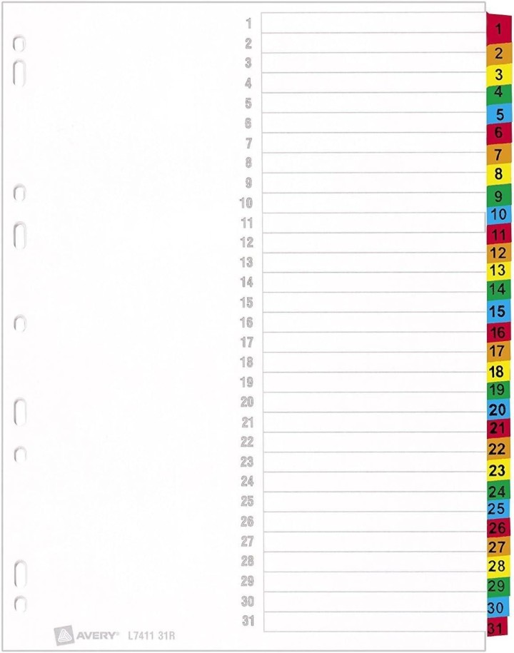 (obsoleto) separad avery 31pos pest color