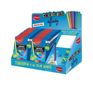 c. 12 lap color maped colorpeps infinity exp. pack: 24 unidades