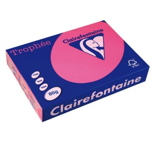 paq. 500h pap. trophee clf fluor a4 80g rosa