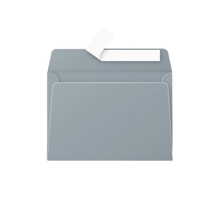 paq 20 sobres clairefontaine 114x162 plata