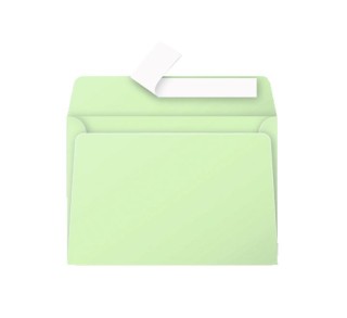 paq 20 sobres clairefontaine 114x162 verde