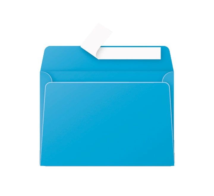 paq 20 sobres clairefontaine 114x162 az turquesa