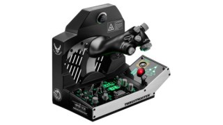 thrustmaster viper tqs mission pack negro usb joystick/palanca de control lateral + cuadrante de ace