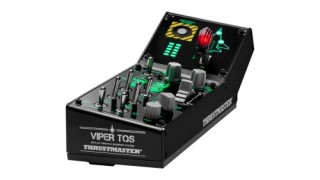 thrustmaster viper panel negro usb joystick/palanca de control lateral + cuadrante de aceleracion pc