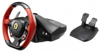 thrustmaster volante + pedales ferrari 458 spider para xbox one (4460105)