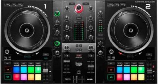 hercules inpulse 500 dvs (sistema de vinilo digital) para scratch digital negro