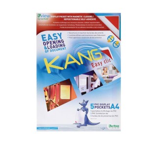 pack 5 fundas tarifold adh. a4 kang easy clic