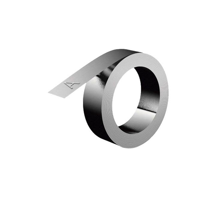 cinta dymo acero  inox. 12mmx6.4m gris 32500