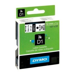 Cinta Dymo D1 12mmx7m Ng/bl...