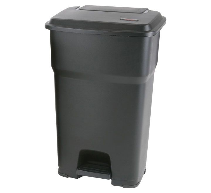 contened. vileda hera c/pedal 85l negro 137693