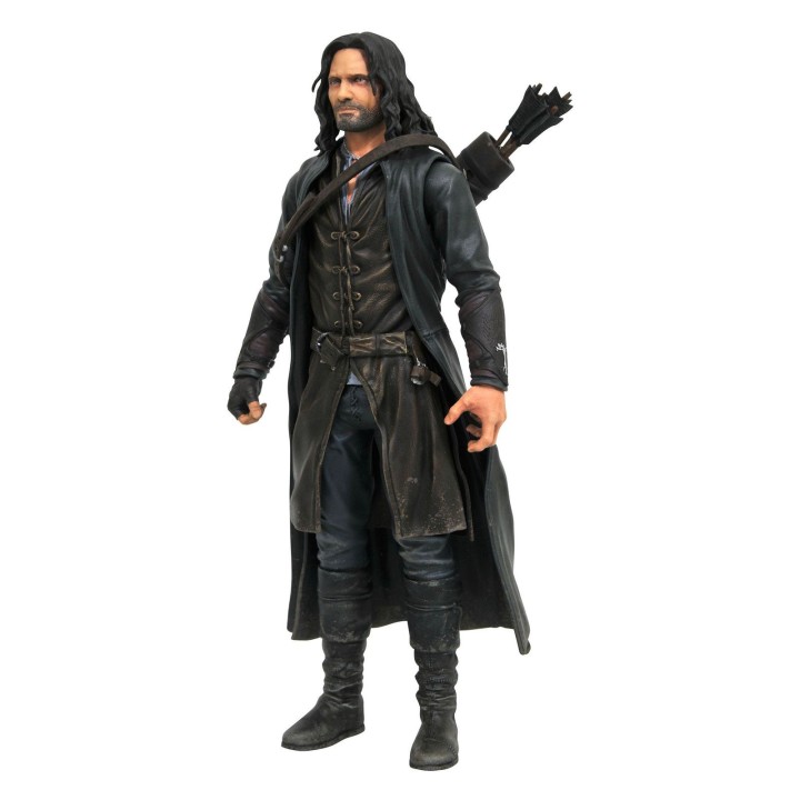 diamond collection aragorn action fig. 18 cm the lord of the rings series 3 re - run