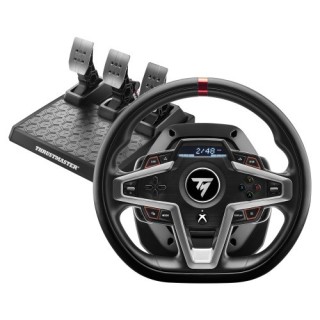 thrustmaster 4460182 mando y volante negro usb volante + pedales analogico/digital pc, xbox one, xbo