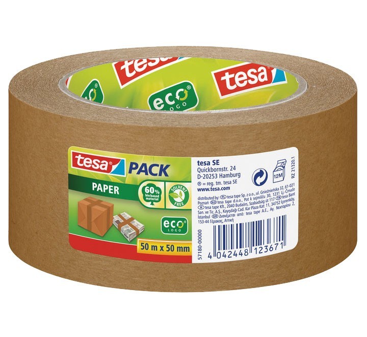 cinta adh. tesa ecologica kraft 50x50m 57180-00000