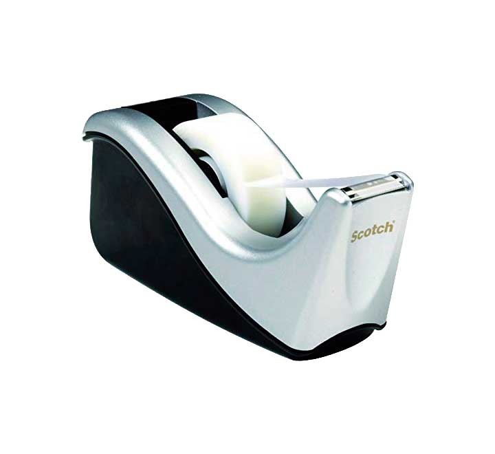 portarrollos scotch 3m c60-st negro-plata +4cintas