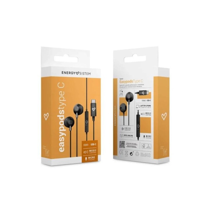 energy sistem auriculares easypods type c space