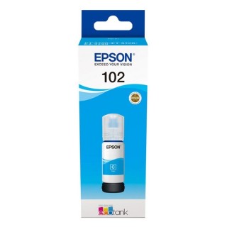 epson botella tinta ecotank 102 cyan