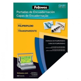 pack 50 portadas polipropileno 700 micras translucido fellowes 5477301