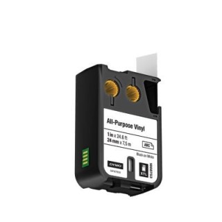 cinta rotuladora xtl multiuso 24mm negro/blanco dymo 1868753