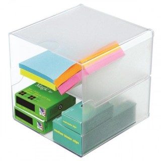 organizador modular con divisor transparente deflecto 350701