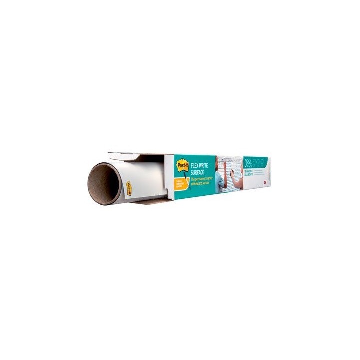 superficie adhesiva de borrado en seco 1,219x1,829m super sticky flex write rollo fws6x4 post-it 710