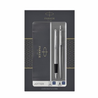 set jotter. duo pluma + boligrafo acero ct parker 2093258