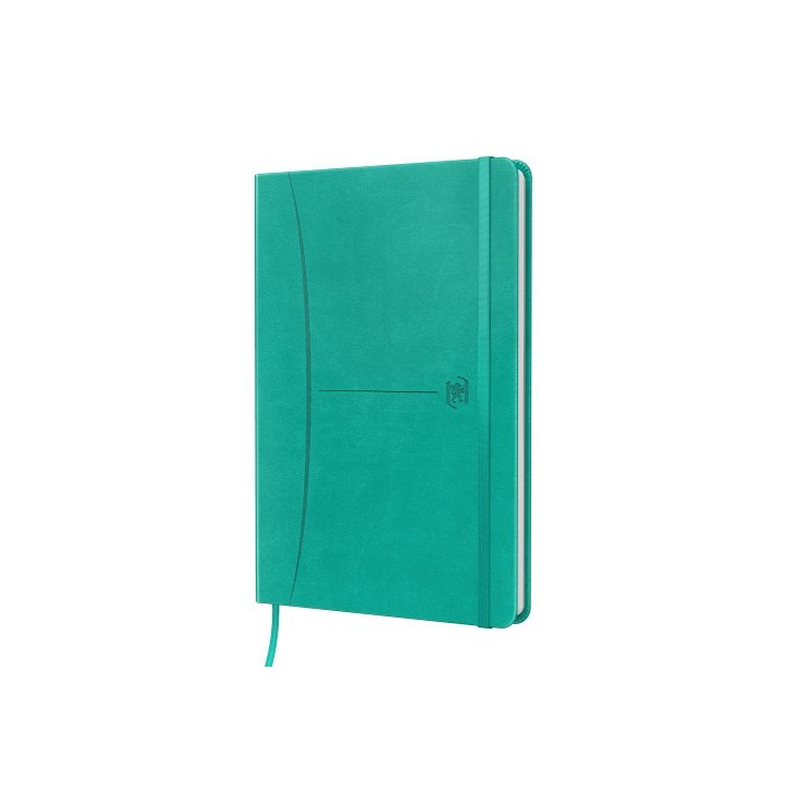 cuaderno signature a5 tapa extradura 104h rayado dots 5x5 color ice mint oxford 400154948