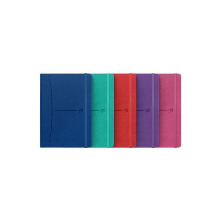 cuaderno signature a5 tapa extradura 80h rayado horizontal colores surtidos vivos oxford 400163613