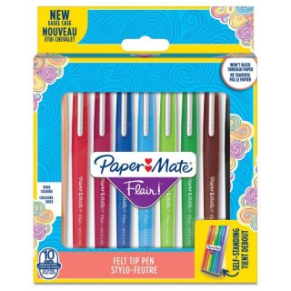 flair blister 10 colores surtidos paper mate 2028898