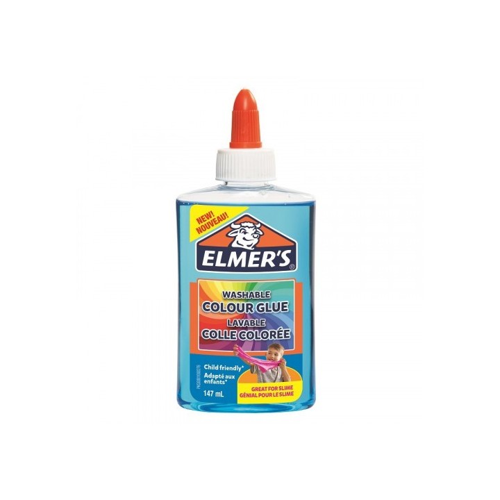 bote elmers 147ml azul translucido elmers 2109485