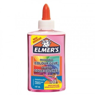 bote elmers 147ml rosa translucido elmers 2109496
