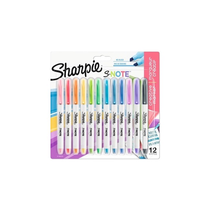 sharpie 2138233 marcador permanente multicolor 12 pieza(s)