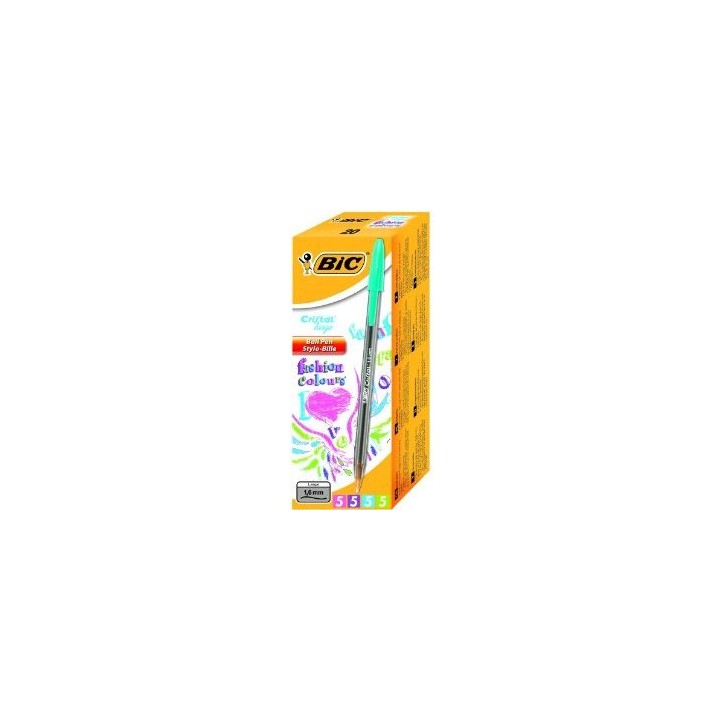 caja 20 boligrafo cristal fun trazo 1,6 mm. colores surtidos bic 895793