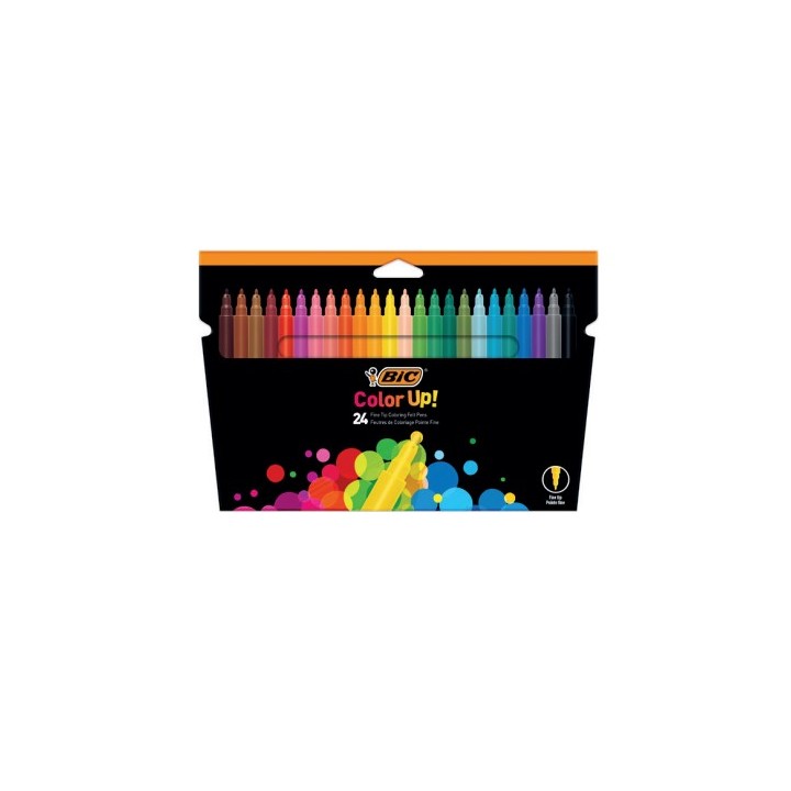 estuche 24 rotuladores intensity up colores surtidos bic 978035