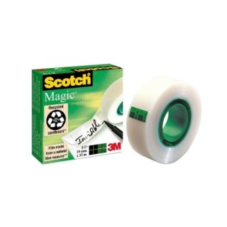 rollo cinta invisible 19mm x 66m magiccaja carton 810/1966 scoth 7100027117