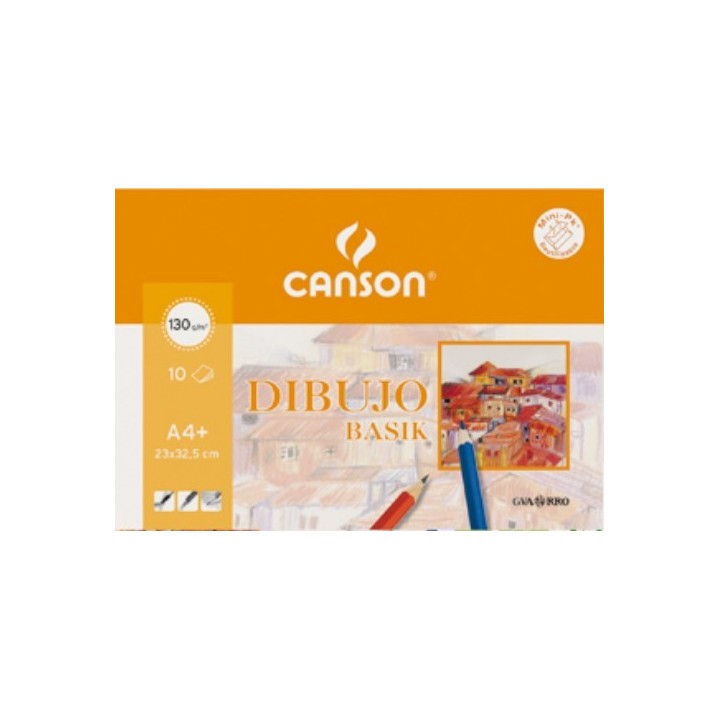 canson guarro basik arte de papel 10 hojas
