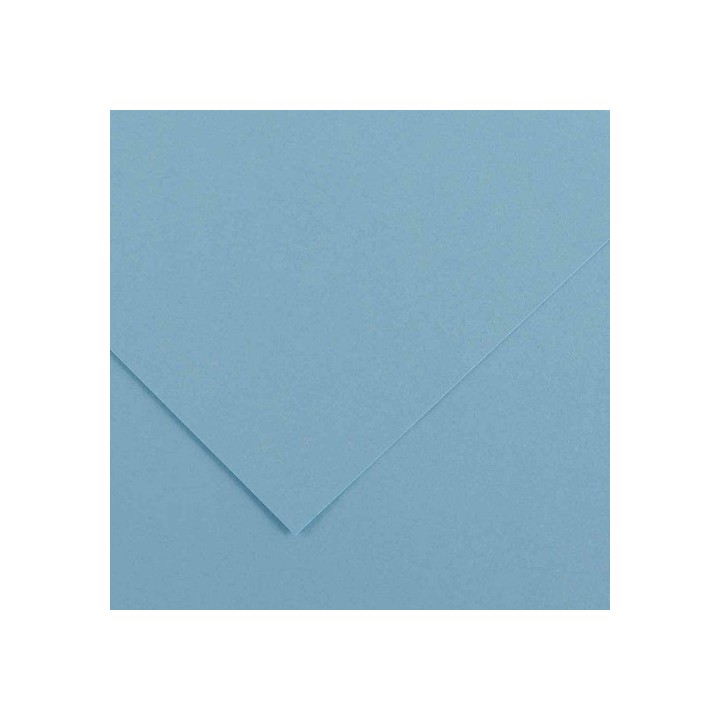 paquete 25 hojas cartulina iris 50x65 185g azul cielo guarro canson c200040232