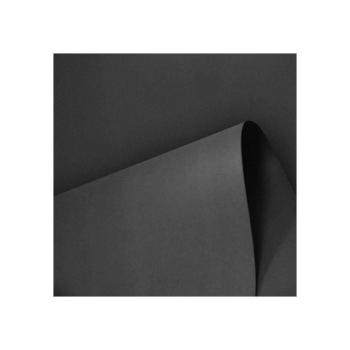 paquete 25 hojas cartulina iris 50x65 185g negro guarro canson c200040245