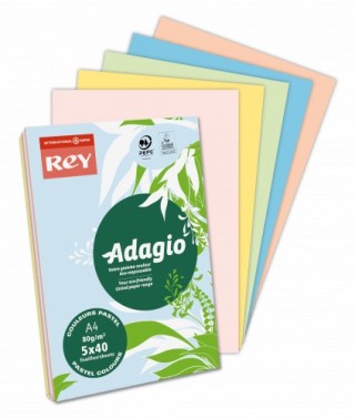 paquete 500h papel 80gr a4 marfil palido adagio 156217