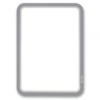 pack de 2 marco adhesivo magneto a4 con cierre magnetico plata tarifold 194950