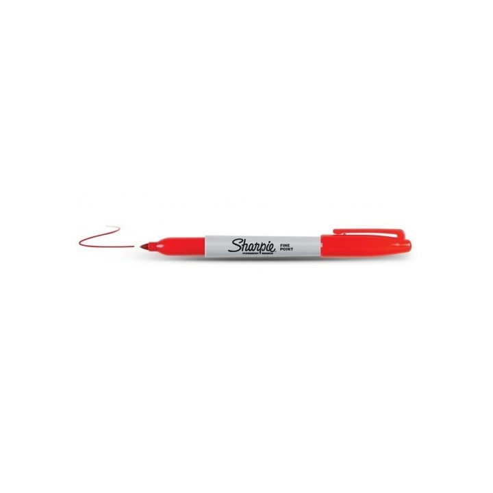 marcador permanente sharpie rojo papermate s0810940