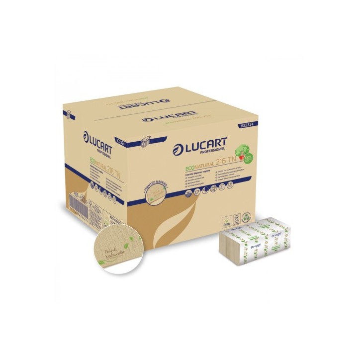 caja 6000 servilletas interplegadas econatural l-one interfold lucart ce662