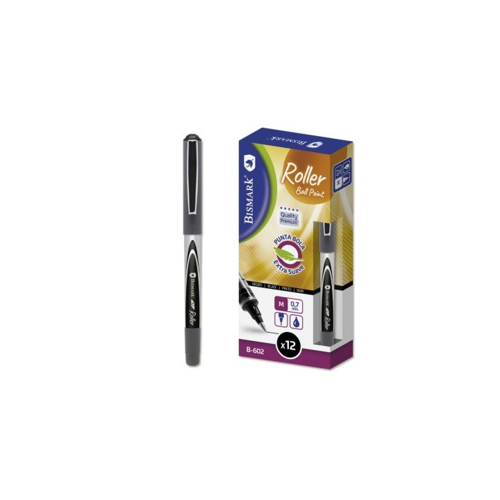 roler punta de bola  b-602 0,7mm negro bismark 326243