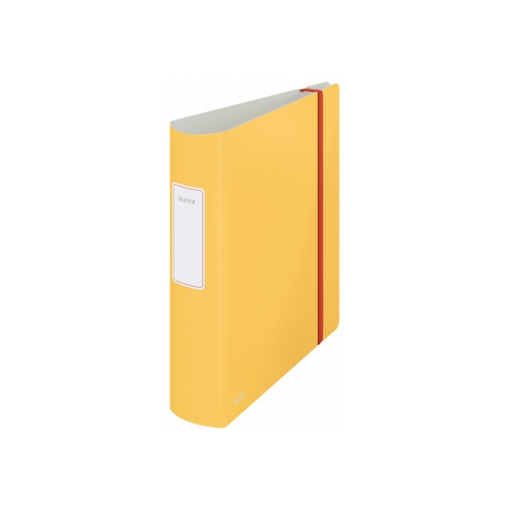 archivador active cosy 180o 80mm amarillo leitz 10380019