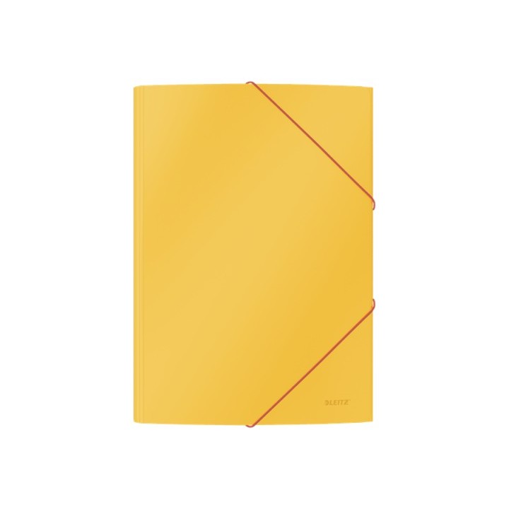 dossier 3 solapas cosy soft touch amarillo leitz 30020019