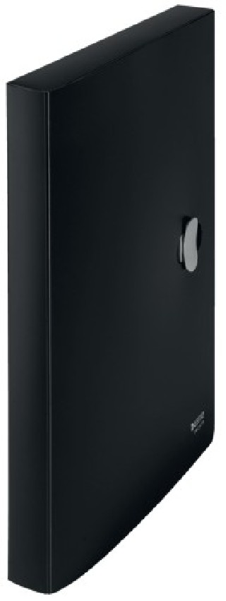 carpeta polipropileno de proyectos 38mm y cierre broche giratorio a4 recycle negro leitz 46230095