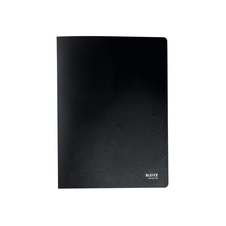 carpeta polipropileno con 20 fundas a4 recycle negro leitz 46760095
